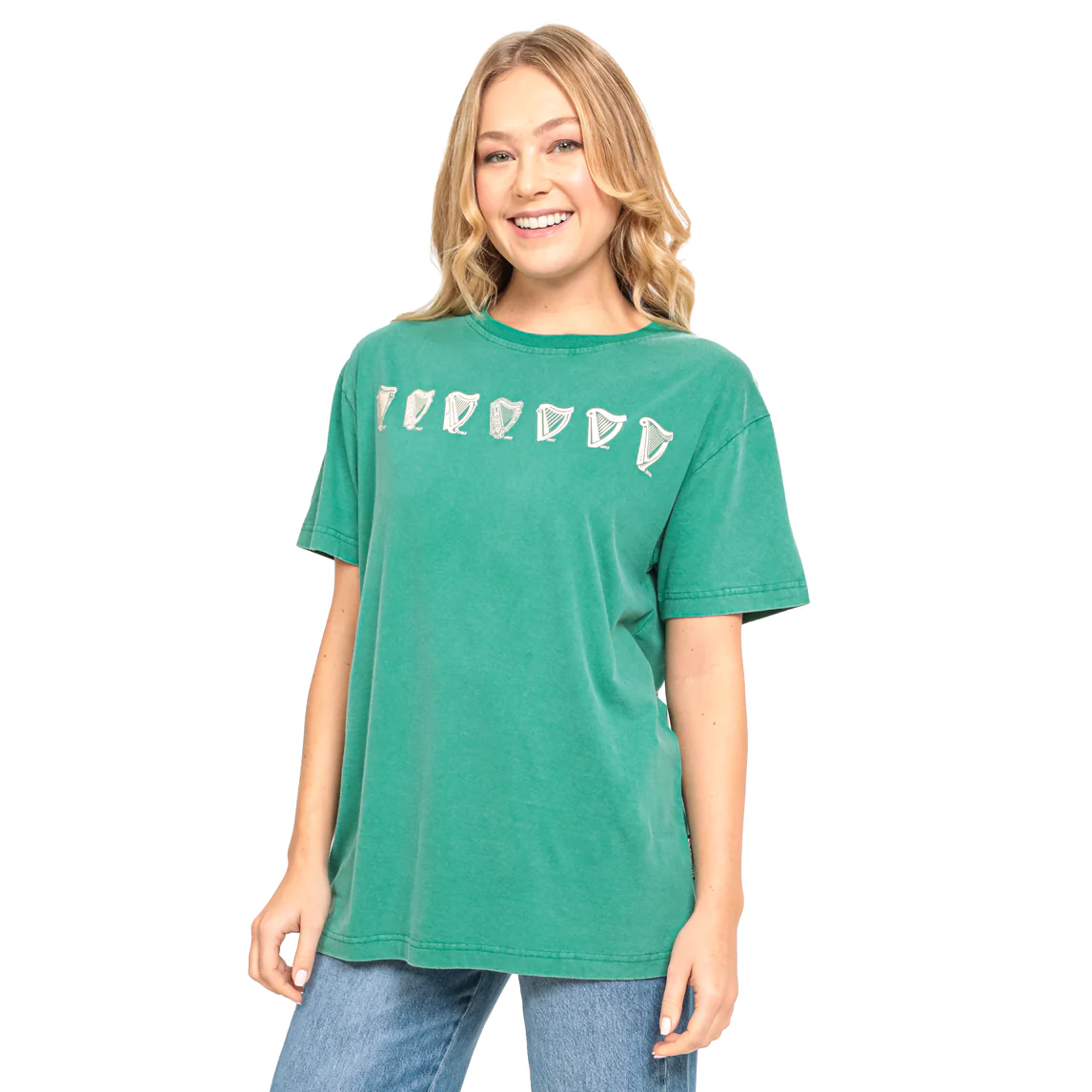 Green Evolution Harp Premium Tee - Image 3