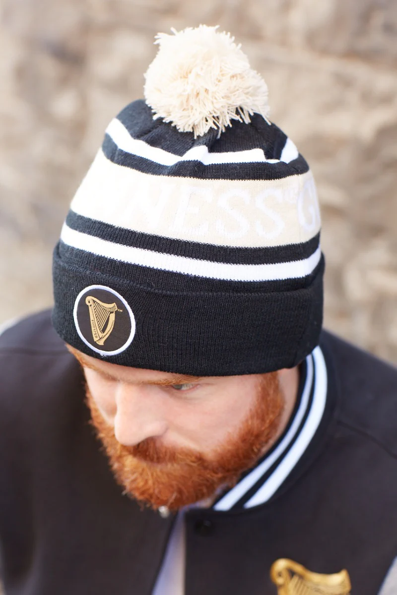 Guinness Black and White Premium Beanie - Image 5