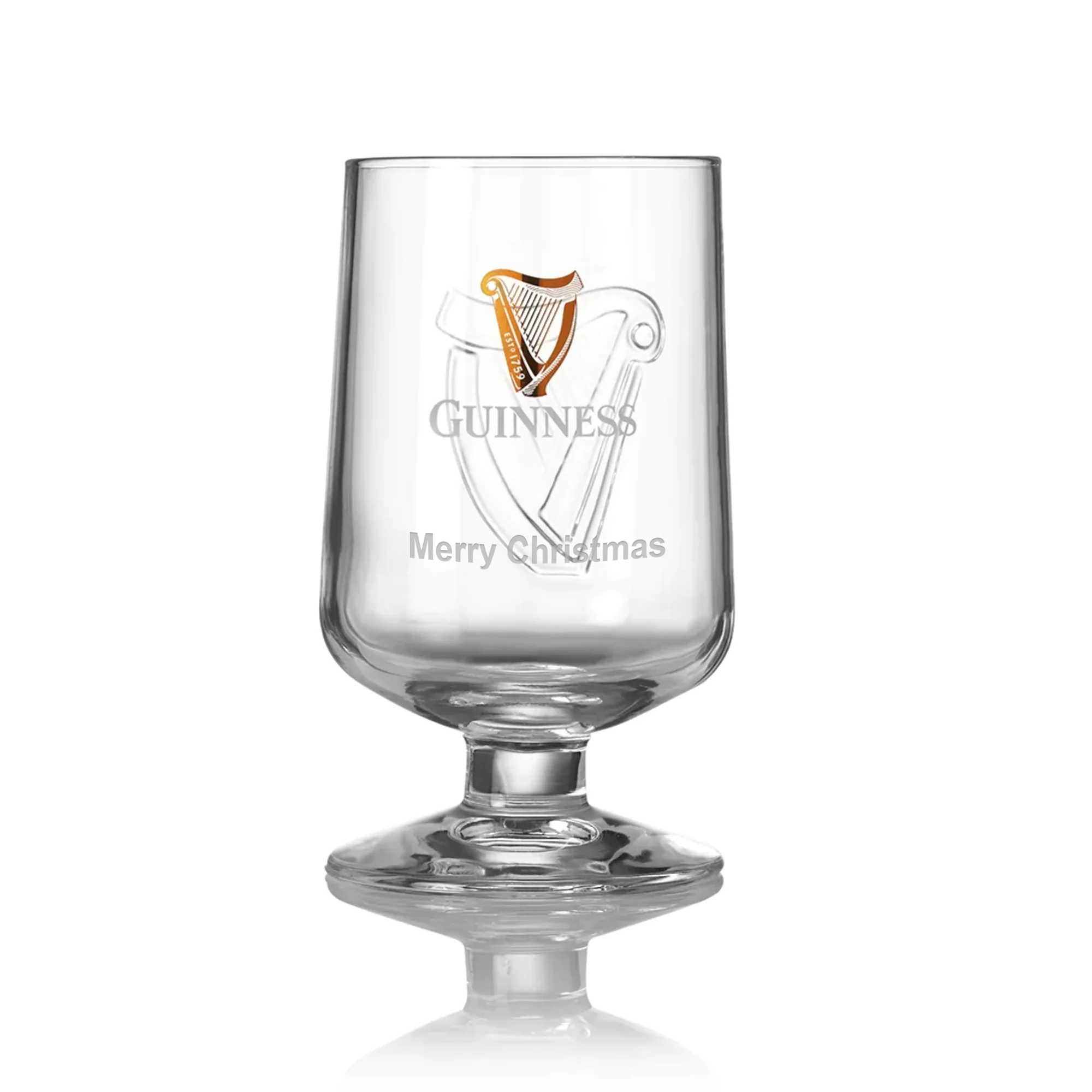 Guinness Embossed Stem Glass - Image 4