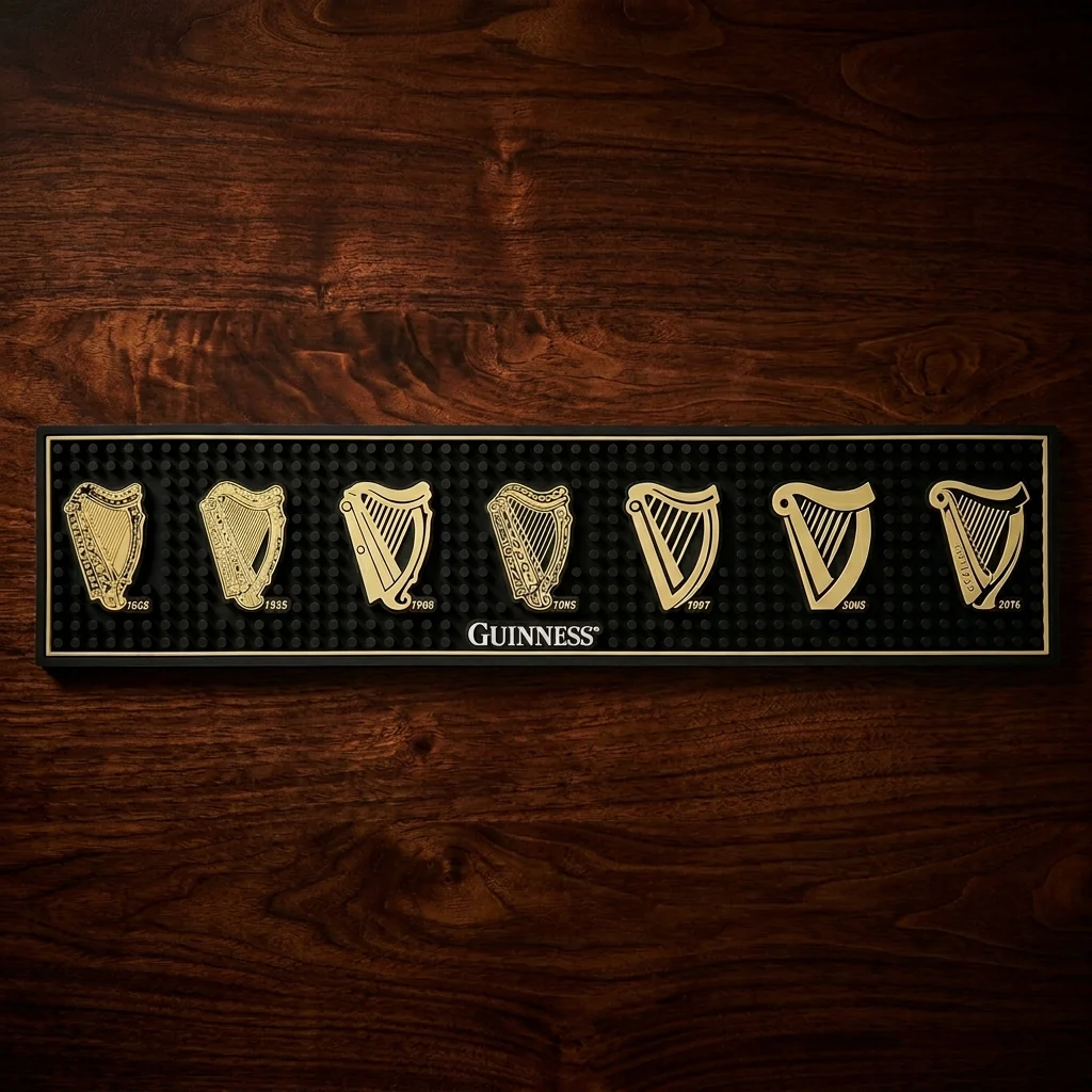 Guinness Evolution of the Harp PVC Bar Mat - Image 4