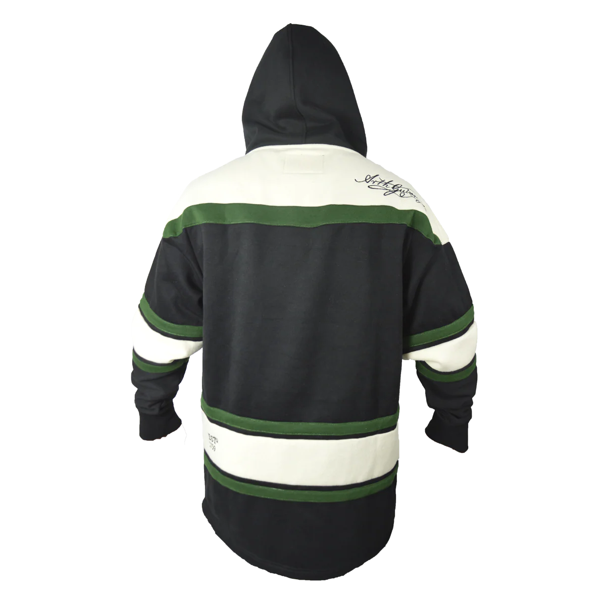 Guinness Green Hockey Style Hooded Sweatshirt - Image 4