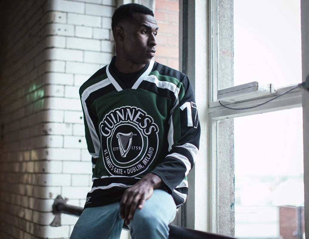 Green & White Hockey Jersey - Image 8