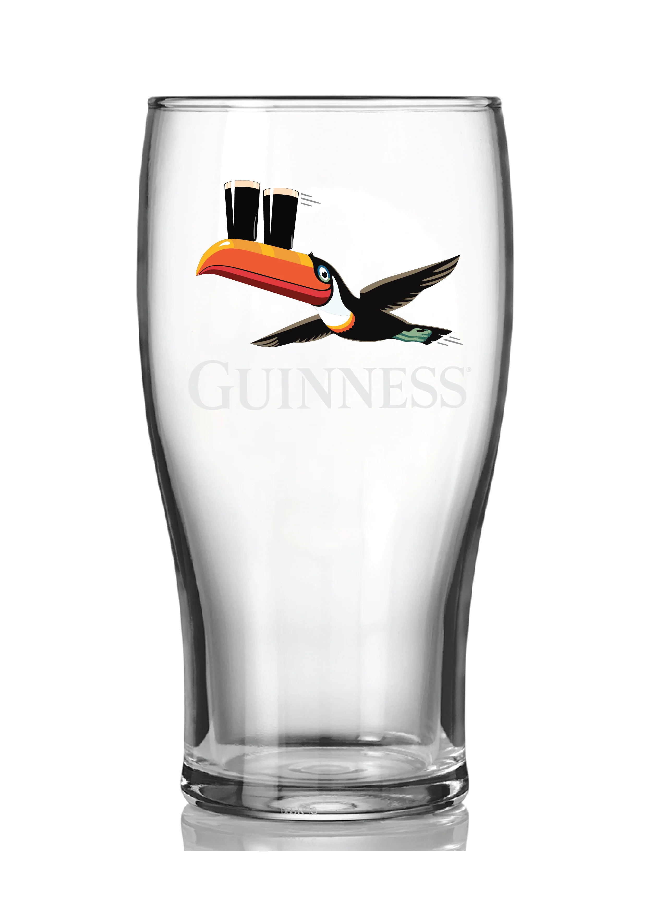 Guinness Gilroy Flying Toucan Pint Glass - 2 Pack - Image 3
