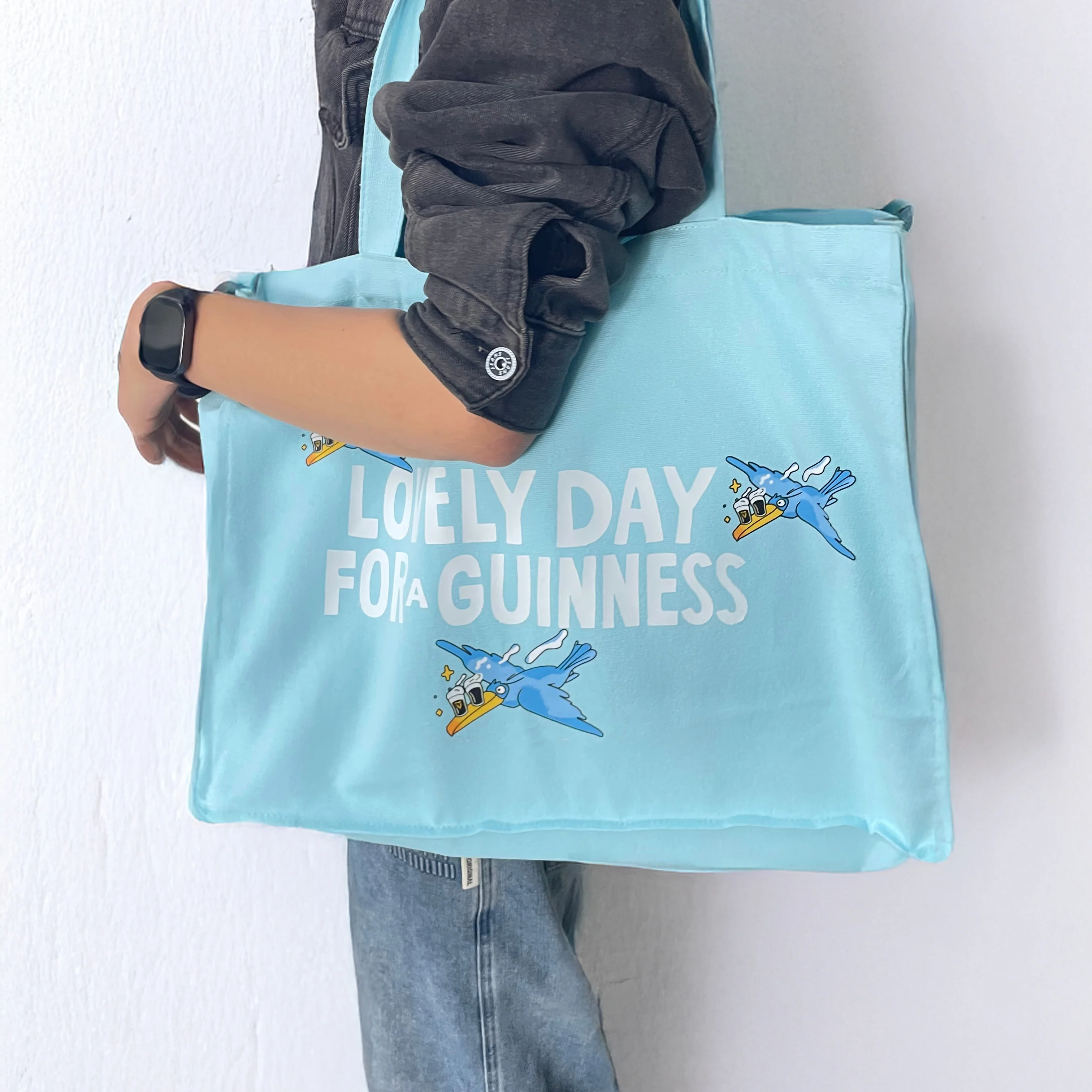 Guinness Summer Collection Tote Bag - Blue - Image 4