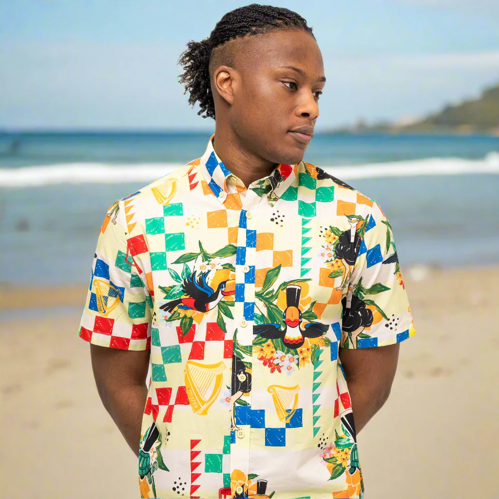 Guinness Toucan Beach Shirt - Image 4