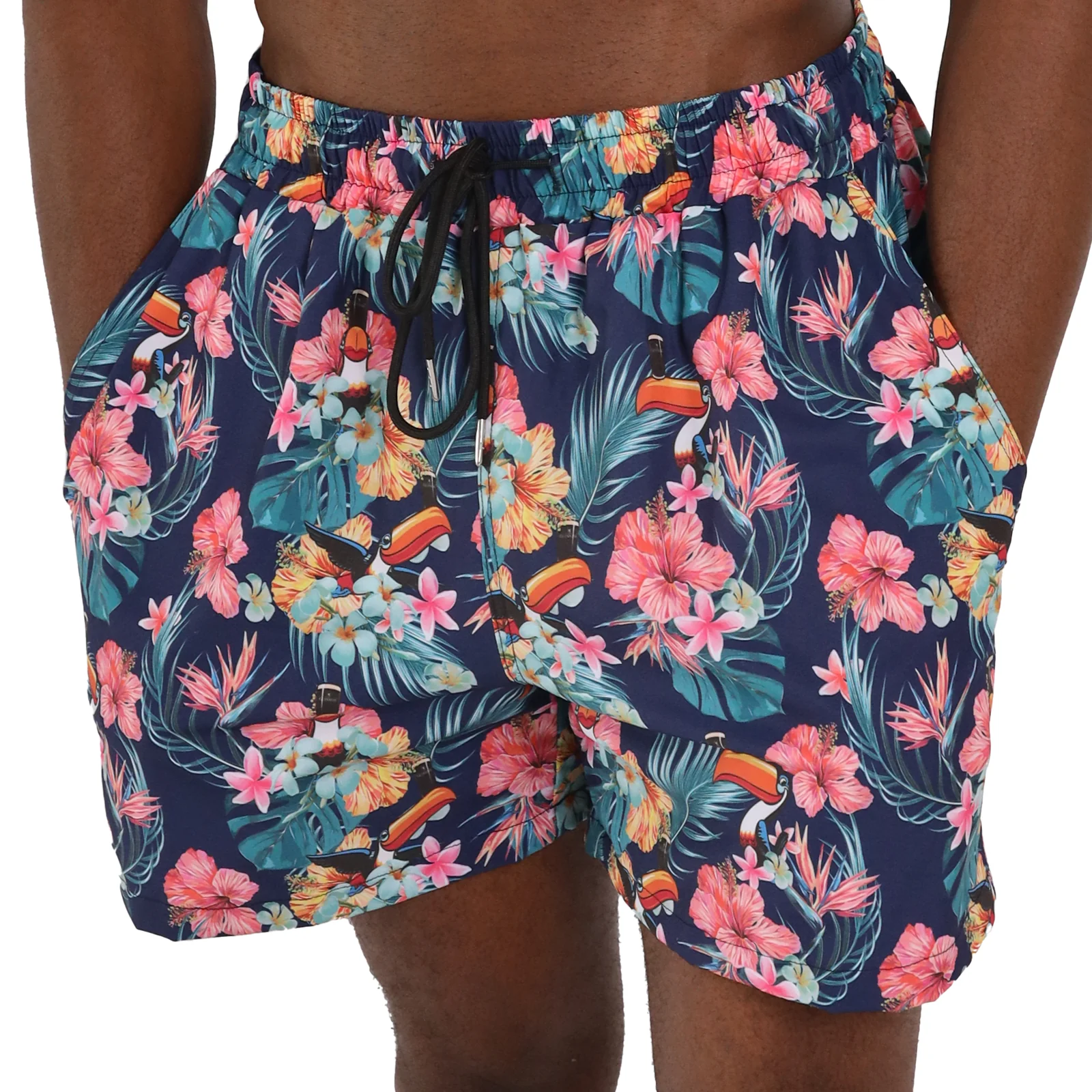 Guinness Toucan Hawaiian Beach Shorts - Image 6