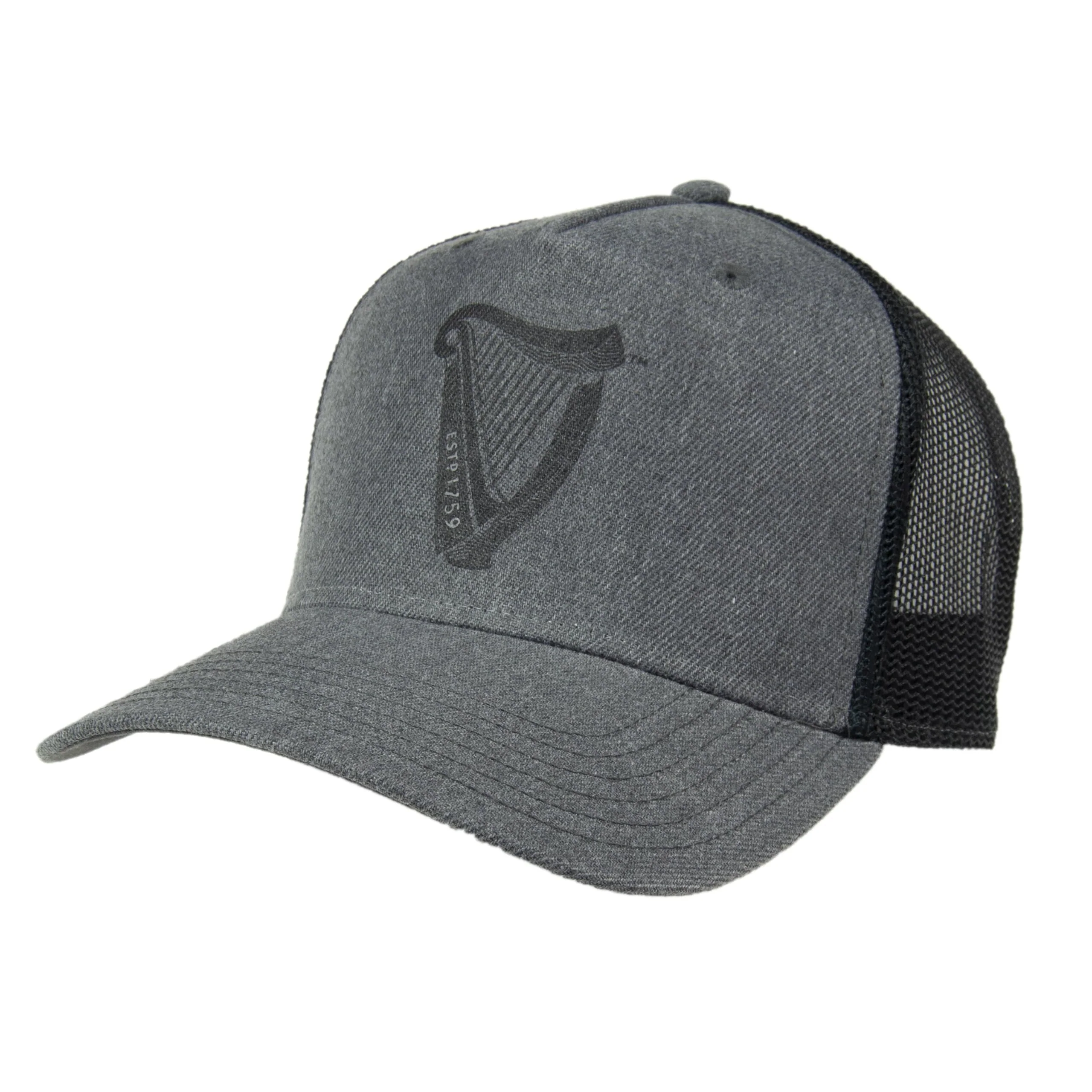 Guinness Trucker Premium Grey with Harp Cap